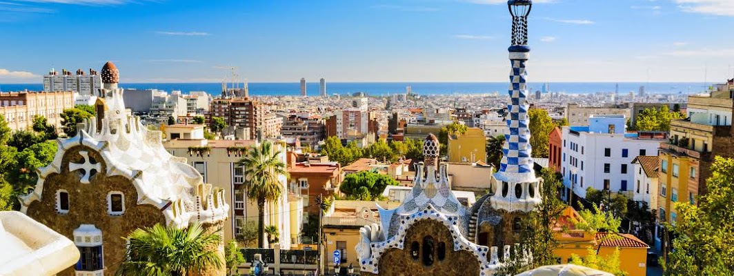  Barcelona City in Spain