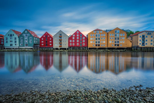 Trondheim City in Norway